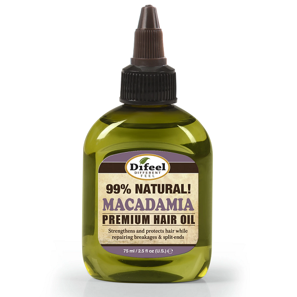 Difeel Premium Natural Hair Oil - Madacamia Oil 2.5oz