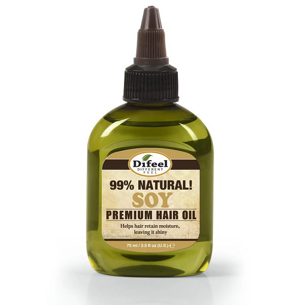 Difeel Premium Natural Hair Oil - Soy Oil 2.5oz