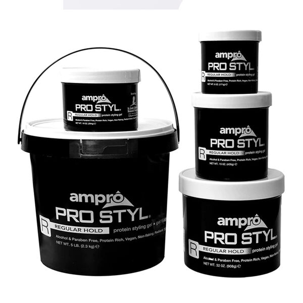 AMPRO pro styl protein styling Gel - Regular Hold - Canada wide beauty  supply online store for wigs, braids, weaves, extensions, cosmetics, beauty  applinaces, and beauty cares