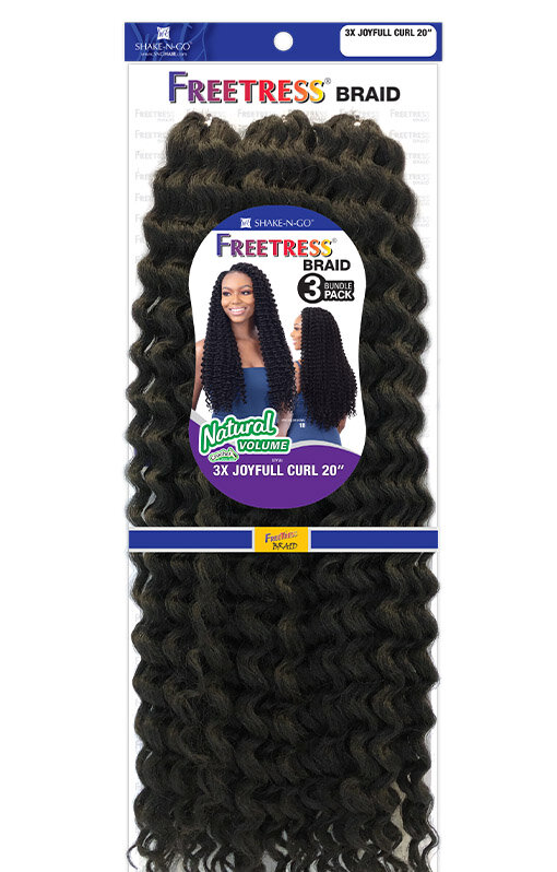 SHAKE-N-GO FREETRESS BRAID - 3X JOYFULL CURL 20 - Canada wide beauty  supply online store for wigs, braids, weaves, extensions, cosmetics, beauty  applinaces, and beauty cares