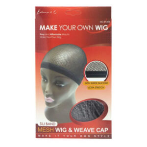 Qfitt Sili Band Mesh Wig & Weave Cap #5004 Black
