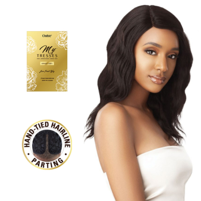 OUTRE MYTRESSES GOLD LABEL UNPROCESSED HUMAN HAIR LACE FRONT WIG – NATURAL WAVE 20″
