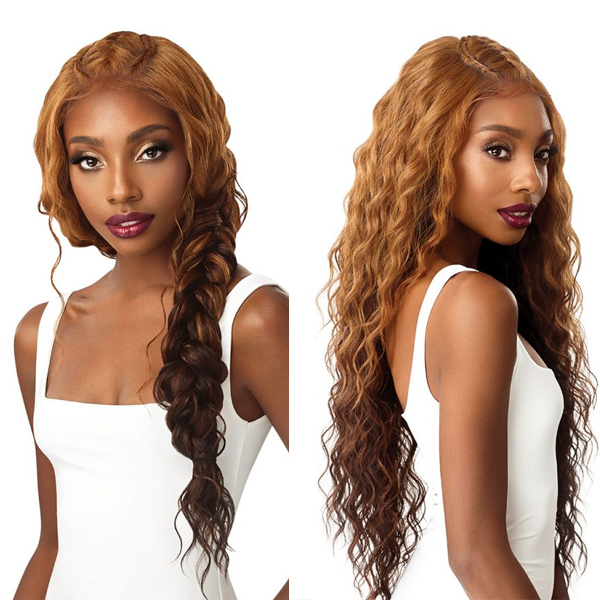 OUTRE SYNTHETIC PERFECT HAIRLINE 13X6 PRE-BRAIDED LACE FRONT WIG