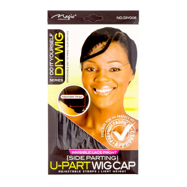 MAGIC COLLECTION DIY WIG INVISIBLE LACE FRONT SIDE PARTING U-PART WIG CAP  #DIY005 - Canada wide beauty supply online store for wigs, braids, weaves,  extensions, cosmetics, beauty applinaces, and beauty cares