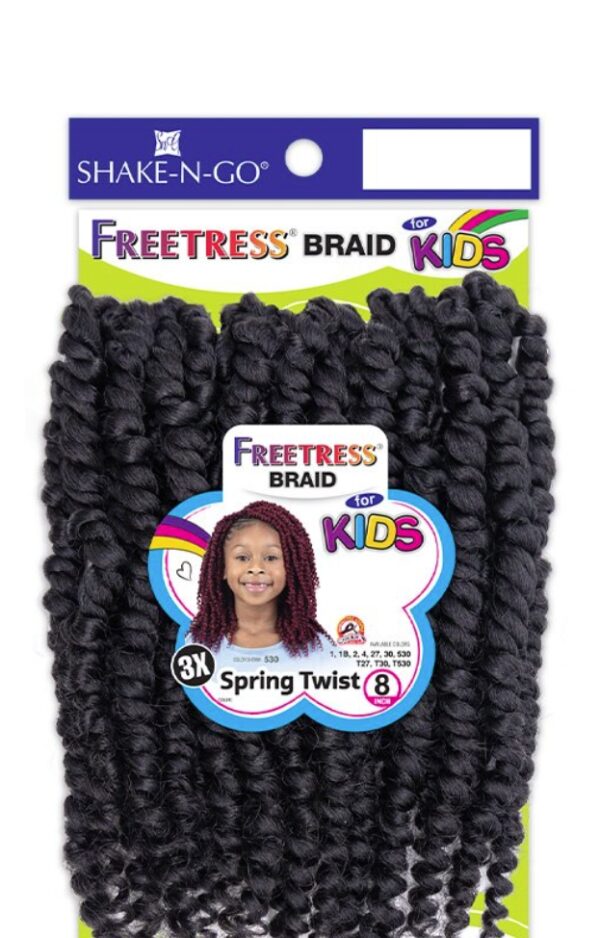 SHAKE-N-GO FREETRESS - FB 3X KIDS-SPRING TWIST 8 - Canada wide beauty  supply online store for wigs, braids, weaves, extensions, cosmetics, beauty  applinaces, and beauty cares