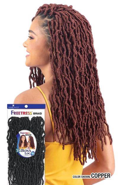 Shake N Go Freetress Synthetic Hair Pre-Loop Crochet Braids - 3X