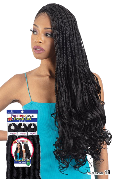 Shake-N-Go Freetress Braid - 3X FRENCH CURL BRAID 22 - Canada wide beauty  supply online store for wigs, braids, weaves, extensions, cosmetics, beauty  applinaces, and beauty cares